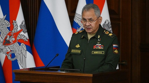 Bộ trưởng Quốc phòng Nga Sergei Shoigu - Ảnh: SPUTNIK Bộ trưởng Quốc phòng Nga Sergei Shoigu - Ảnh: SPUTNIK