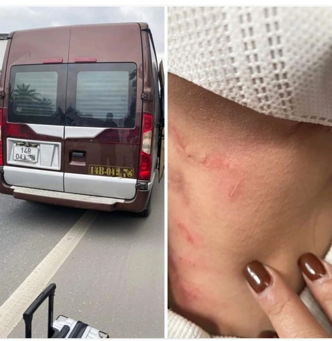 Khách tố bị nhà xe hành hung, bỏ giữa cao tốc, thiếu tướng Đinh Văn Nơi chỉ đạo điều tra- Ảnh 1. Tài khoản Facebook Bạch Thị D. chia sẻ thông tin trên nhóm "Xe tiện chuyến Quảng Ninh" - Ảnh: T.THẮNG chụp lại
