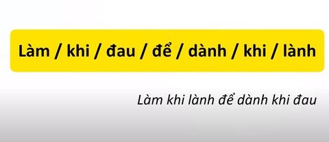 Thử tài tiếng Việt: Sắp xếp các từ sau thành câu có nghĩa (P16)- Ảnh 2. Thử tài tiếng Việt: Sắp xếp các từ sau thành câu có nghĩa (P16)- Ảnh 2.