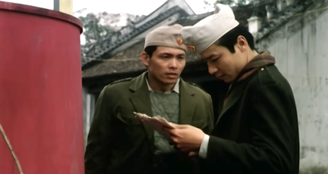 Ngô Quang Hải, Võ Hoài Nam trong phim - Ảnh: Chụp màn hình Ngô Quang Hải, Võ Hoài Nam trong phim - Ảnh: Chụp màn hình