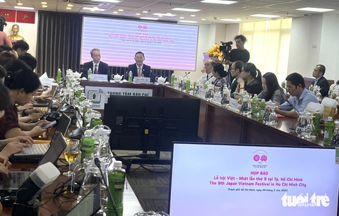 Đồng yen mất giá, đi du lịch Nhật lúc này rất rẻ- Ảnh 1. Họp báo thông tin về Lễ hội Việt - Nhật lần thứ 9 tại TP.HCM - Ảnh: N.BÌNH