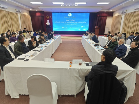Hội thảo Hiến, mô tạng từ người chết tim tại Việt Nam tổ chức sáng 29-2 tại Hà Nội - Ảnh: DƯƠNG LIỄU Hội thảo hiến mô tạng từ người chết tim tại Việt Nam tổ chức sáng 29-2 tại Hà Nội - Ảnh: DƯƠNG LIỄU