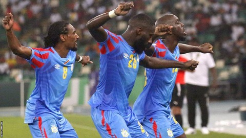 Tin tức thể thao sáng 3-2: Mbappe sút hỏng phạt đền; Congo và Nigeria vào bán kết Afcon 2023- Ảnh 2. Các tuyển thủ Congo ăn mừng chiến thắng trước Guinea - Ảnh: Getty