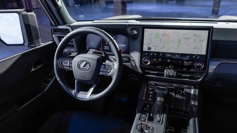 Hai xe Lexus mới dự kiến về Việt Nam sau Tết: LM mạnh hơn, GX off-road sang xịn mịn- Ảnh 10. Bên trong nổi bật với màn hình giải trí 14 inch, hệ thống âm thanh 21 loa, cửa sổ trời toàn cảnh và vô-lăng được trợ lực điện - Ảnh: Lexus