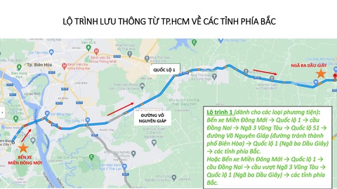 Hướng dẫn lộ trình đi các tỉnh thành tránh kẹt xe dịp Tết- Ảnh 1. Hướng dẫn lộ trình đi các tỉnh thành tránh kẹt xe dịp Tết- Ảnh 1.