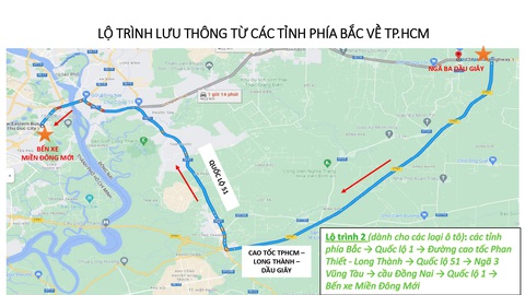 Hướng dẫn lộ trình đi các tỉnh thành tránh kẹt xe dịp Tết- Ảnh 4. Hướng dẫn lộ trình đi các tỉnh thành tránh kẹt xe dịp Tết- Ảnh 4.