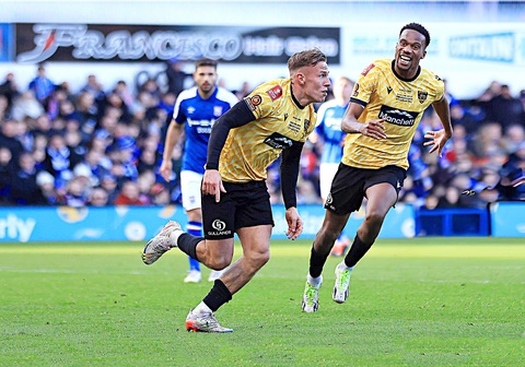 Tuyệt vời tình yêu bóng đá- Ảnh 1. Maidstone United thu hút sự chú ý nhờ đánh bại Ipswich Town ở Cúp FA - Ảnh: Getty
