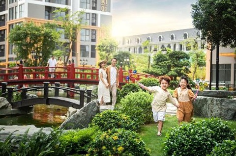 Cuộc sống hạnh phúc, ấm áp, gắn kết tình thân trong không gian "chuẩn Nhật" của The Zenpark. Ảnh: Đ.H Cuộc sống hạnh phúc, ấm áp, gắn kết tình thân trong không gian "chuẩn Nhật" của The Zenpark - Ảnh: Đ.H.