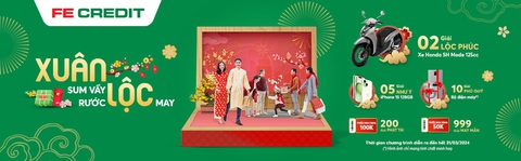 Tết sum vầy - rước lộc may cùng FE CREDIT- Ảnh 1. Tết sum vầy - rước lộc may cùng FE CREDIT- Ảnh 1.