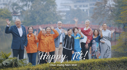 Đại sứ và đại biện lâm thời các nước nhóm G4 chúc Tết người lao động - Ảnh chụp màn hình Đại sứ và đại biện lâm thời các nước Nhóm G4 chúc Tết người lao động - Ảnh chụp màn hình