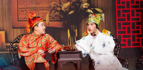 HIEUTHUHAI 'gây bão' với tạo hình Táo Quân trong Sóng 24- Ảnh 2. Trong tiết mục này, Trấn Thành sẽ tung ra những tình huống, mảng miếng để thử thách tài ứng biến của HIEUTHUHAI