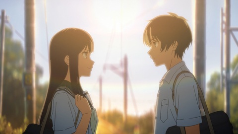 3 bộ phim hoạt hình anime tương tự The Boy and the Heron bạn nên xem- Ảnh 7. Kaoru Touno và Anzu Hanashiro lần lượt khám phá đường hầm Urashima thần thoại và họ đã gắn kết với nhau.