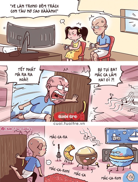 Tết nhất mà ca hoài!- Ảnh 1. Tết nhất mà ca hoài - Tranh: Anh Trọc Comics