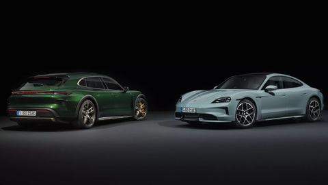Porsche Taycan 2024 ra mắt: Đã mạnh nay còn mạnh hơn- Ảnh 1. Porsche Taycan trở lại vào đầu năm 2024 với một trong những phiên bản facelift toàn diện nhất trên thị trường - Ảnh: Porsche
