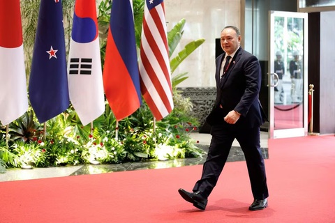 Bộ trưởng Quốc phòng Philippines Gilberto Teodoro - Ảnh: REUTERS Bộ trưởng Quốc phòng Philippines Gilberto Teodoro - Ảnh: REUTERS