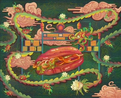 Tác phẩm Tác phẩm "Giải cứu thanh long" - Tác giả Shiro Nguyễn.