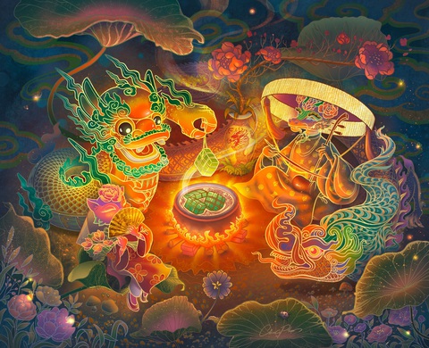 Tác phẩm Tác phẩm "Khoảnh khắc" - Tác gải Chung Phạm.