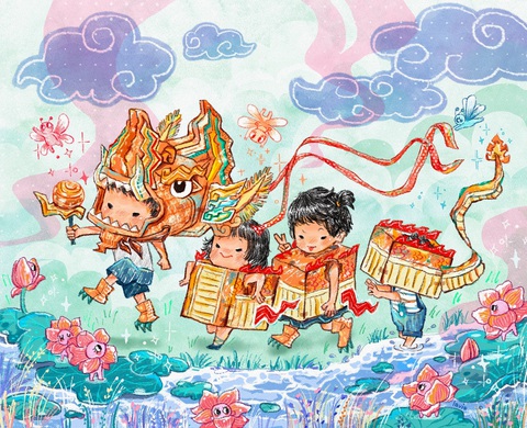 Tác phẩm Tác phẩm "Long nhong" - Tác giả Đỗ Huyền My.