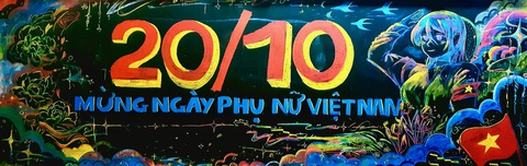 Mang niềm vui ngày Tết qua những nét vẽ- Ảnh 9. Hay dịp quốc tế phụ nữ - Ảnh: Nhân vật cung cấp