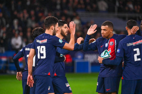 Tin tức thể thao sáng 8-2: Xác định 2 đội vào chung kết AFCON 2023- Ảnh 3. PSG có mặt ở tứ kết Cúp quốc gia Pháp sau khi đánh bại Brest - Ảnh: REUTERS