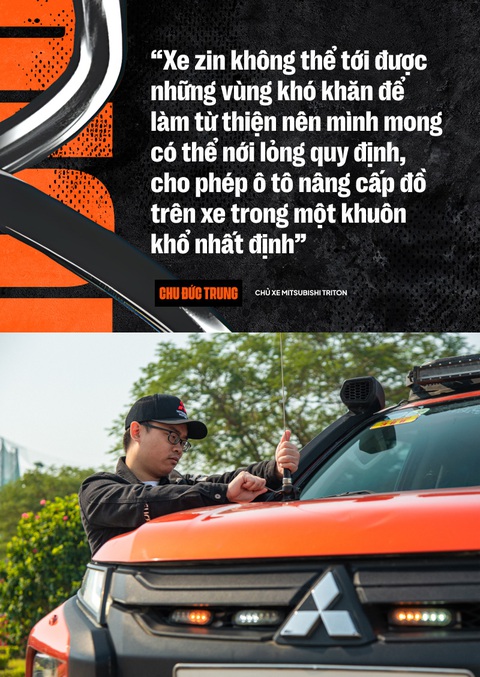 Chủ xe Mitsubishi Triton đi từ thiện vùng xa: 'Không nhiều công nghệ, nhưng quăng đâu cũng được'- Ảnh 8. Chủ xe Mitsubishi Triton đi từ thiện vùng xa: 'Không nhiều công nghệ, nhưng quăng đâu cũng được'- Ảnh 8.