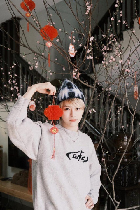 Hanbin Ngô Ngọc Hưng Hanbin Ngô Ngọc Hưng khoe ảnh đón Tết - Ảnh: Twitter Hanbin