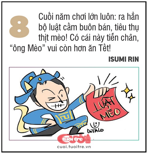 10 kiểu tất niên vui vẻ, độc đáo để tiễn 'ông Mèo'- Ảnh 8. Cuối năm chơi lớn luôn: ra hẳn bộ luật cấm buôn bán, tiêu thụ thịt mèo