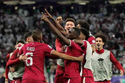 Mùng 1 Tết, xem chung kết Asian Cup 2023 trên kênh nào?- Ảnh 5. Qatar tiến gần cơ hội bảo vệ ngôi vương tại Asian Cup - Ảnh: REUTERS