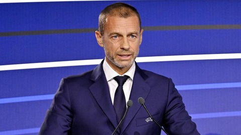 Tin tức thể thao sáng 9-2: Ronaldo là vận động viên thu nhập cao nhất thế giới- Ảnh 2. Chủ tịch UEFA Aleksander Ceferin cho biết ông sẽ không tái tranh cử vào năm 2027 - Ảnh: UEFA