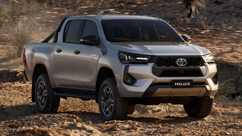 Tin tức giá xe: Toyota Vios, Veloz giảm giá tới 47 triệu đồng, Hilux mới sắp ra mắt- Ảnh 3. Toyota Hilux bản nâng cấp facelift 2024 tại thị trường Úc có điều chỉnh thiết kế ở cản trước - Ảnh: Toyota
