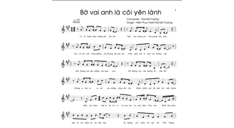 Lời ca khúc Lời ca khúc