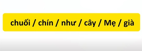 Thử tài tiếng Việt: Sắp xếp các từ sau thành câu có nghĩa (P18)- Ảnh 3. Thử tài tiếng Việt: Sắp xếp các từ sau thành câu có nghĩa (P18)- Ảnh 3.
