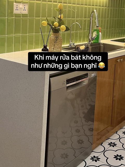 'Công dụng' không ngờ của chiếc máy rửa bát- Ảnh 1. Khi máy rửa bát không chỉ rửa bát...