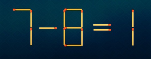 Thử tài IQ: Di chuyển một que diêm để 4-5=7 thành phép tính đúng- Ảnh 5. Thử tài IQ: Di chuyển một que diêm để 4-5=7 thành phép tính đúng- Ảnh 5.