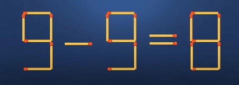 Thử tài IQ: Di chuyển một que diêm để 8-16=7 thành phép tính đúng- Ảnh 3. Thử tài IQ: Di chuyển một que diêm để 8-16=7 thành phép tính đúng- Ảnh 3.