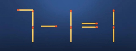 Thử tài IQ: Di chuyển một que diêm để 7-8=2 thành phép tính đúng- Ảnh 3. Thử tài IQ: Di chuyển một que diêm để 7-8=2 thành phép tính đúng- Ảnh 3.