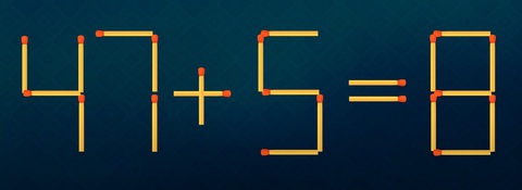 Thử tài IQ: Di chuyển một que diêm để 8-16=7 thành phép tính đúng- Ảnh 5. Thử tài IQ: Di chuyển một que diêm để 8-16=7 thành phép tính đúng- Ảnh 5.