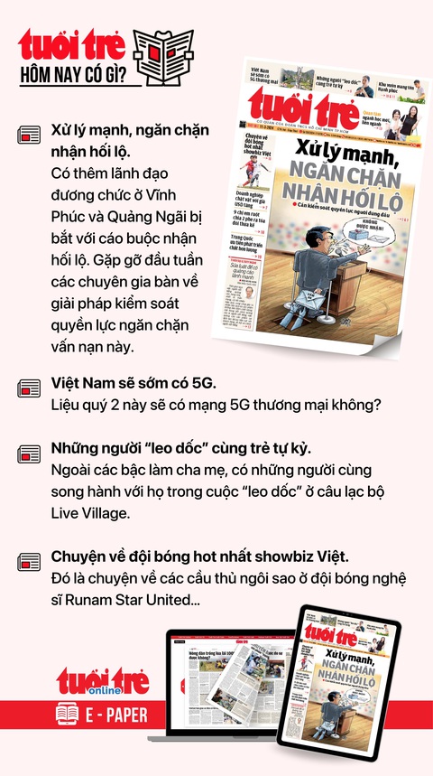 Tin tức sáng 11-3: Ứng phó cao điểm xâm nhập mặn ở miền Tây; 40.000 tỉ đồng trái phiếu rủi ro cao- Ảnh 3. Tin tức đáng chú ý trên Tuổi Trẻ nhật báo ngày 11-3. Để đọc Tuổi Trẻ báo in phiên bản E-paper, mời bạn đăng ký Tuổi Trẻ Sao TẠI ĐÂY