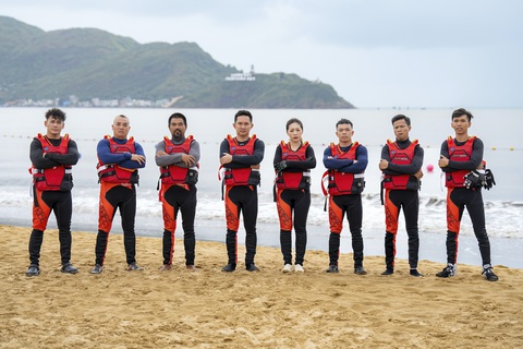 Tỏa sóng đam mê Aquabike: Tùng Min vào chung kết, bị nghi 'cố tình té ngã'?- Ảnh 2. Dàn thí sinh trước giờ công bố vào chung kết