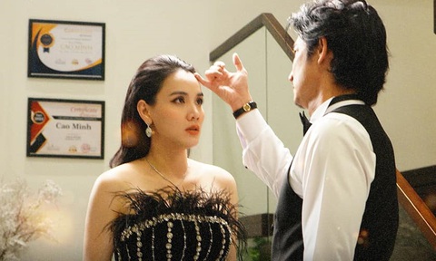 Trang Nhung và cháu gái Thanh Trâm đối đầu căng đét trong 'Quý cô thừa kế 2'- Ảnh 3. Huy Khánh và Trang Nhung trong Quý cô thừa kế 2