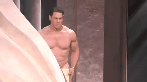 Khoảnh khắc John Cena xuất hiện và phản ứng của nữ diễn viên Margot Robbie ở hàng ghế khán giả - Ảnh: X Khoảnh khắc John Cena xuất hiện và phản ứng của nữ diễn viên Margot Robbie ở hàng ghế khán giả - Ảnh: X