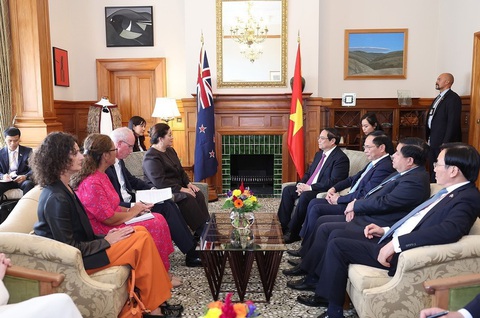 Quang cảnh cuộc hội kiến giữa Thủ tướng Phạm Minh Chính với Toàn quyền New Zealand Cindy Kiro - Ảnh: DƯƠNG GIANG Quang cảnh cuộc hội kiến giữa Thủ tướng Phạm Minh Chính với Toàn quyền New Zealand Cindy Kiro - Ảnh: DƯƠNG GIANG