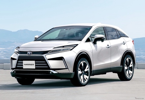 Venza sắp được nâng cấp thành Toyota Harrier- Ảnh 2. Thiết kế Toyota Harrier nếu lắp giao diện giống Crown vào đầu xe - Ảnh: Response
