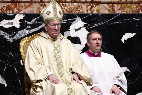 Hồng y Quốc vụ khanh Vatican: Chỉ có đàm phán nếu Nga ngừng gây hấn trước- Ảnh 1. Hồng y Pietro Parolin, Hồng y Quốc vụ khanh của Vatican - Ảnh: REUTERS