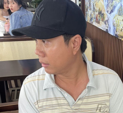 Phạm Phú Hoàng Duy lúc bị bắt quả tang - Ảnh công an cung cấp Phạm Phú Hoàng Duy lúc bị bắt quả tang - Ảnh công an cung cấp