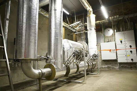 Hệ thống đường ống lưu trữ và giải phóng năng lượng của pin cát - Ảnh: Polar Night Energy Hệ thống đường ống lưu trữ và giải phóng năng lượng của pin cát - Ảnh: Polar Night Energy