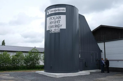 Pin cát tại nhà máy điện Vatajankoski ở thị trấn Kankaanpää, Phần Lan - Ảnh: Polar Night Energy Pin cát tại nhà máy điện Vatajankoski ở thị trấn Kankaanpää, Phần Lan - Ảnh: Polar Night Energy