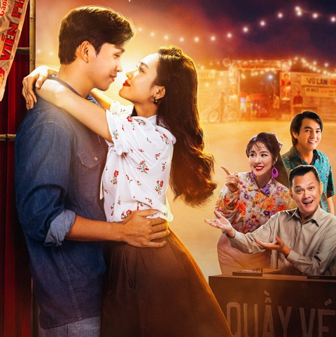 'Cặp đôi vàng' Minh Vương - Lệ Thủy có phiên bản pha ke cực hài- Ảnh 1. Poster mới phim Sáng đèn