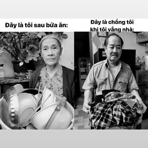 Lý Hải và dàn cast Lật mặt 7 có biểu cảm lạ khi cùng trăn trở một điều- Ảnh 7. Nghệ sĩ Thanh Hiền và Thanh Dân ngán ngẩm vì chồng bát ăn chưa rửa, thau đồ chưa giặt
