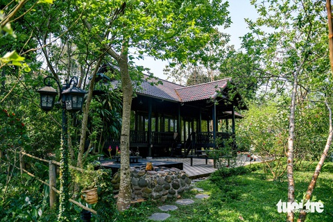Căn villa nơi cặp đôi tỉ phú Mỹ tận hưởng kỳ nghỉ tại Hà Giang - Ảnh: NAM TRẦN Căn villa nơi cặp đôi tỉ phú Mỹ tận hưởng kỳ nghỉ tại Hà Giang